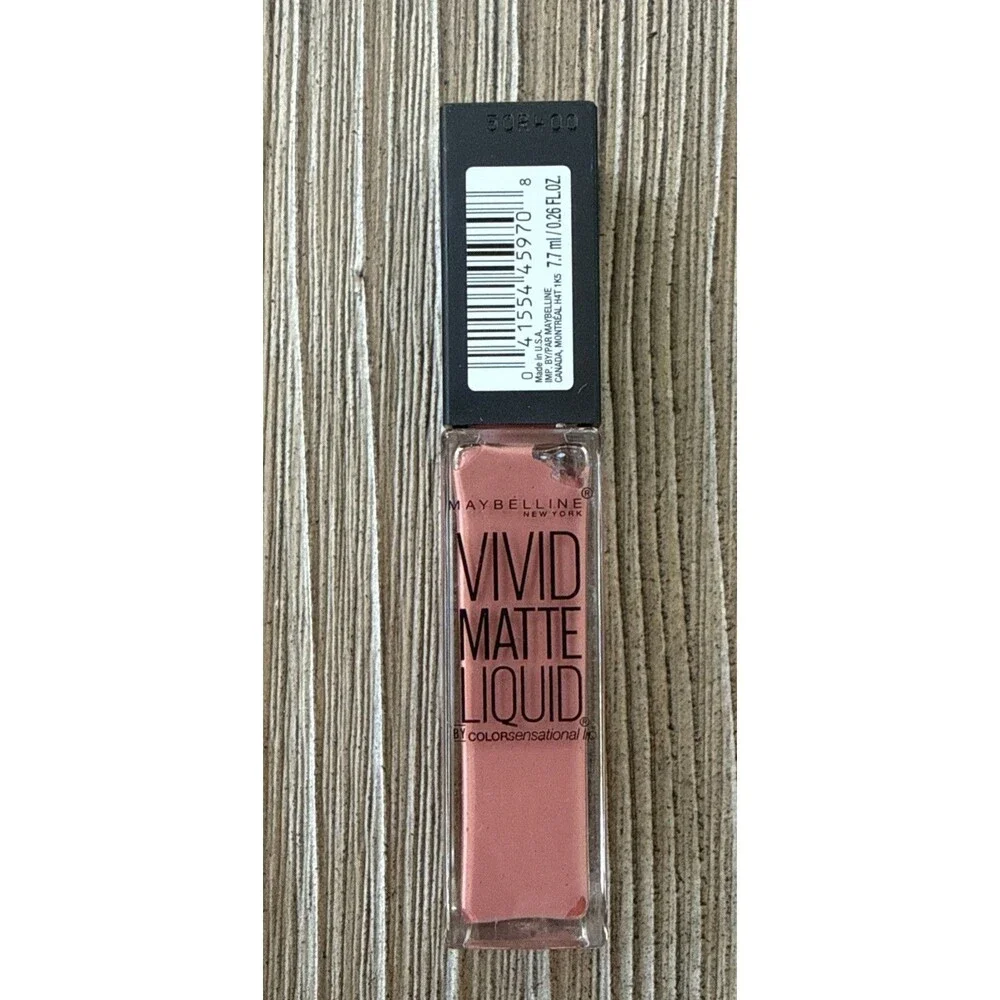 Maybelline Color Sensational Vivid Matte Liquid Lip Color 10 Nude Flush